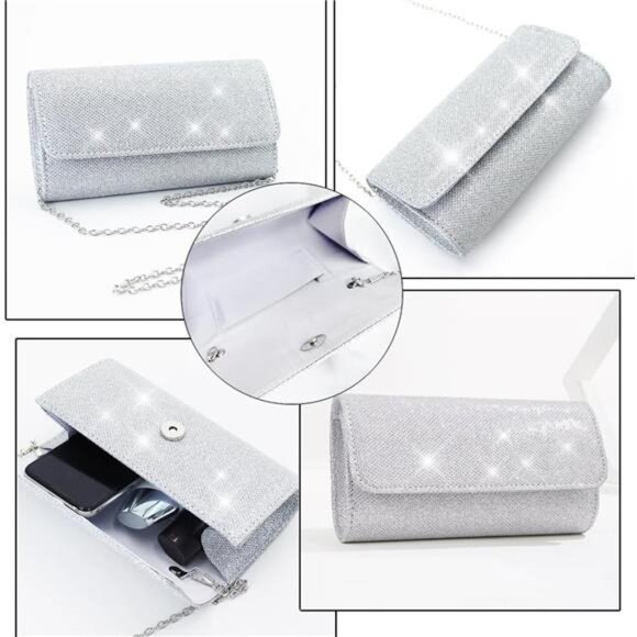 Bridal Jewelry Set Necklace Earrings Bracelet Crystal Wedding Accessories Women - Picture 2 of 8